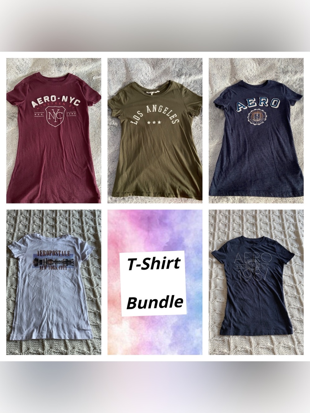 Aeropostale Classic Crew Tee Bundle